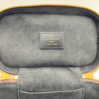 Vanity Top Handle Bag Brown in Monogram Coated Canvas, Gold hardware
