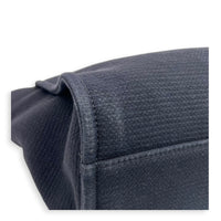 Deauville Tote Bag Black in Canvas, Gold hardware
