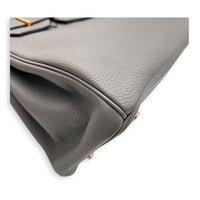 Birkin 30 Etain Top Handle Bag in Togo, Gold hardware