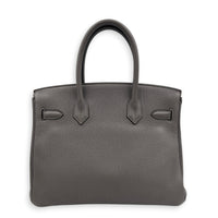 Birkin 30 Etain Top Handle Bag in Togo, Gold hardware