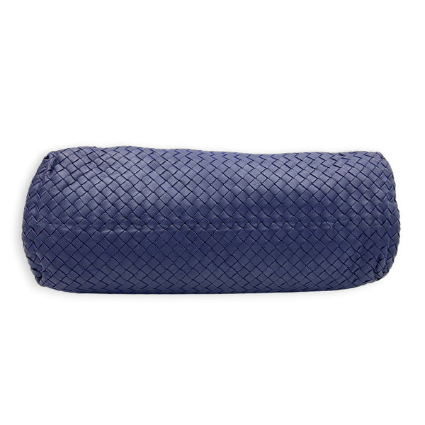 Intrecciato Tote Bag Purple in Nappa Leather, Ruthenium hardware