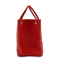 Garden Party 36 Rouge Duchesse Top Handle Bag in Negonda, Palladium hardware