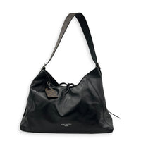 Carryall Vibe Shoulder Bag Black in Calfskin, Silver hardware