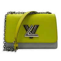 Twist Shoulder Bag Multi-colour in Epi Leather, Silver hardware