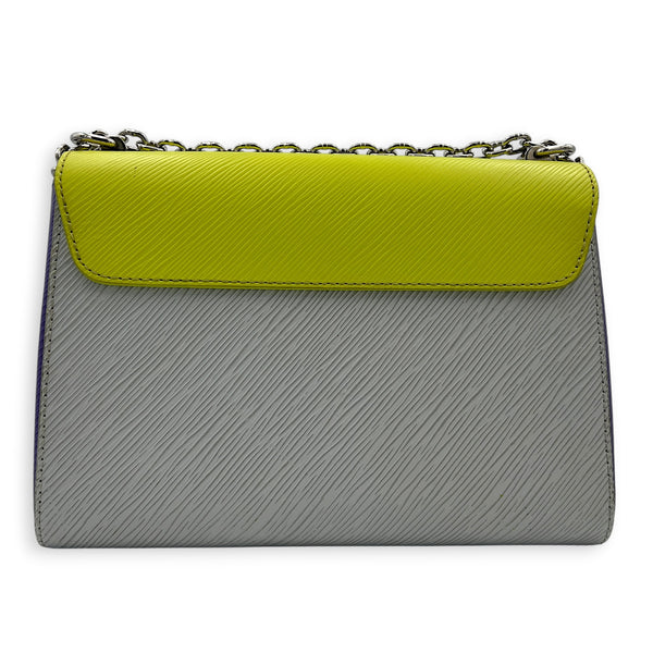 Twist Shoulder Bag Multi-colour in Epi Leather, Silver hardware