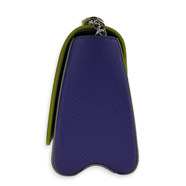 Twist Shoulder Bag Multi-colour in Epi Leather, Silver hardware