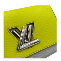 Twist Shoulder Bag Multi-colour in Epi Leather, Silver hardware