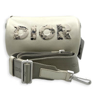 x Daniel Arsham Roller Shoulder Bag White in Calfskin, White hardware