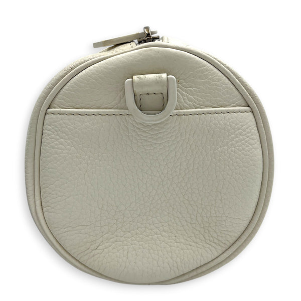 x Daniel Arsham Roller Shoulder Bag White in Calfskin, White hardware