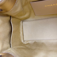 C25 Hobo Mini Gold Shoulder Bag in Caviar Leather, Gold hardware