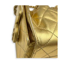 C25 Hobo Mini Gold Shoulder Bag in Caviar Leather, Gold hardware