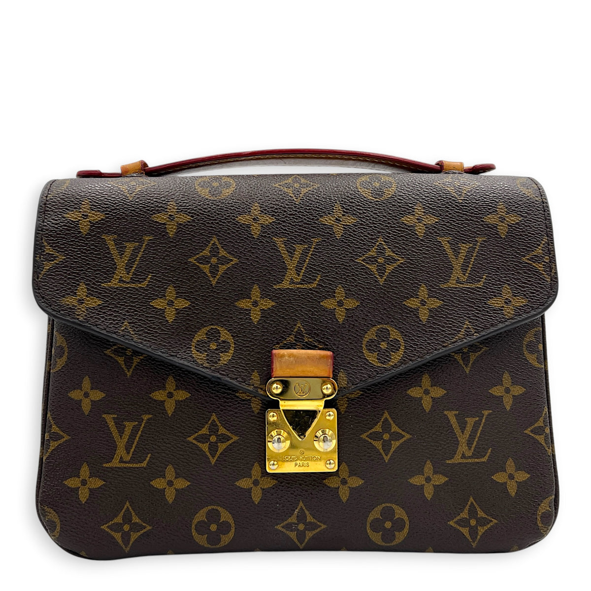 Metis Crossbody Bag Gold in Monogram Coated Canvas, Gold hardware