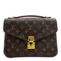 Metis Crossbody Bag Gold in Monogram Coated Canvas, Gold hardware
