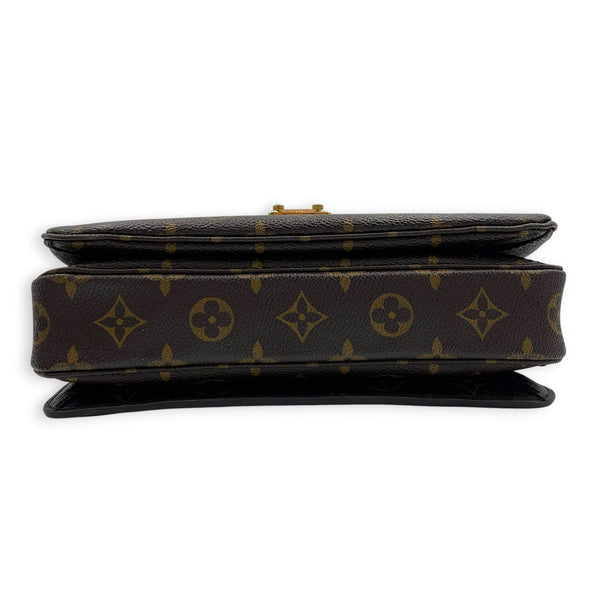 Metis Crossbody Bag Gold in Monogram Coated Canvas, Gold hardware