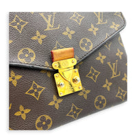 Metis Crossbody Bag Gold in Monogram Coated Canvas, Gold hardware