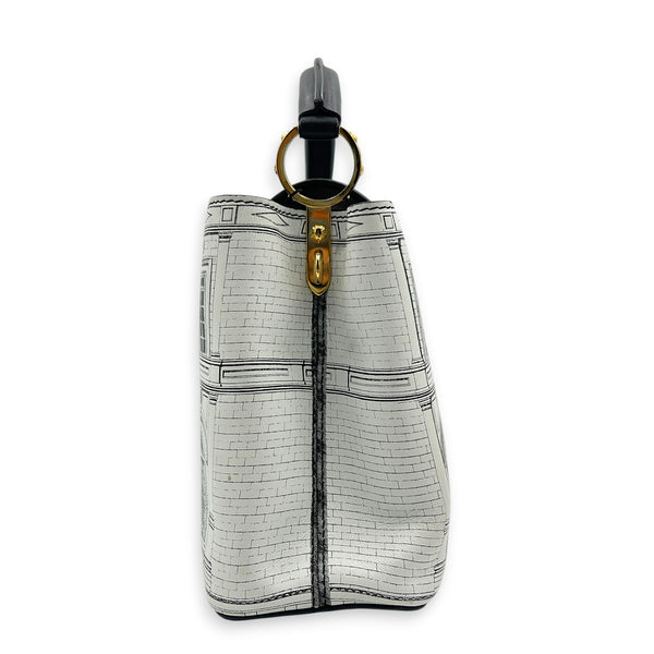 Capucines Multi-colour Top Handle Bag in Calfskin, Gold hardware