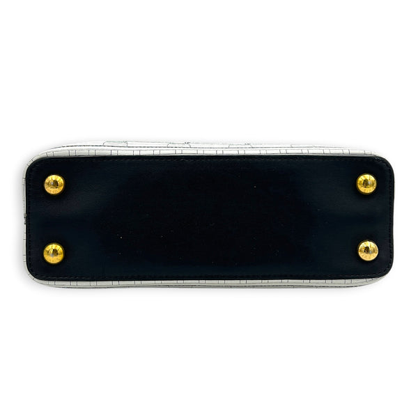 Capucines Multi-colour Top Handle Bag in Calfskin, Gold hardware