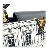 Capucines Multi-colour Top Handle Bag in Calfskin, Gold hardware