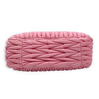 Wander Shoulder Bag Pink in Nylon, Gold hardware