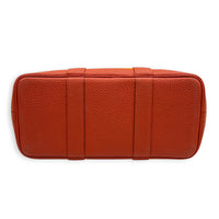 Garden Party 30 Orange Minium/ Sanguine Top Handle Bag in Canvas, Palladium hardware