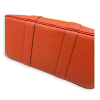Garden Party 30 Orange Minium/ Sanguine Top Handle Bag in Canvas, Palladium hardware