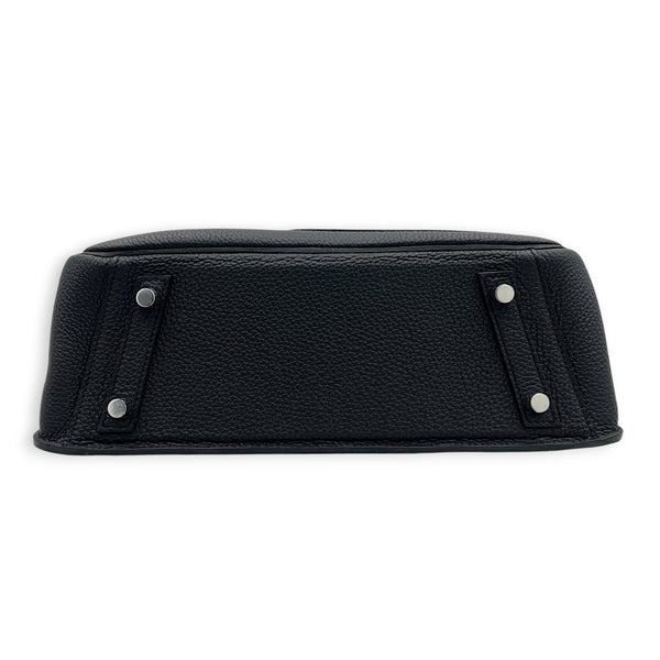 Birkin Desordre 30 Black Top Handle Bag in Togo/ Swift, Palladium hardware
