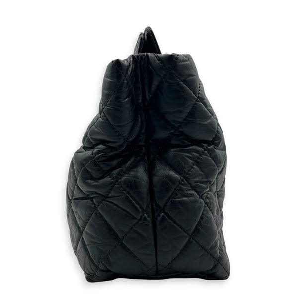 2.55 Black Tote Bag in Calfskin, Gold hardware