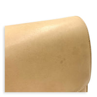 Box Crossbody Bag Beige in Box, Gold hardware
