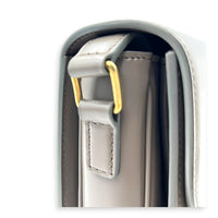 Triomphe Crossbody Bag Grey in Box, Gold hardware
