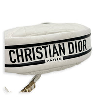 Vibe Small White Shoulder Bag in Calfskin, Gold hardware