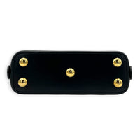 Horsebit 1955 Top Handle Bag Black in Calfskin, Gold hardware