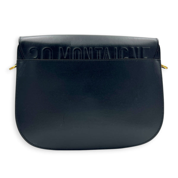 Bobby Crossbody Bag Black in Calfskin, Gold hardware