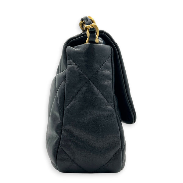 C19 Top Handle Bag Black in Calfskin, Mixed hardware