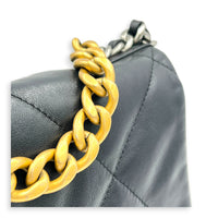 C19 Top Handle Bag Black in Calfskin, Mixed hardware