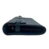 Kelly To Go Bleu de Prusse Wallet in Epsom, Palladium hardware