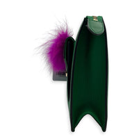 Monster Multi-colour Clutch in Calfskin, Gold hardware