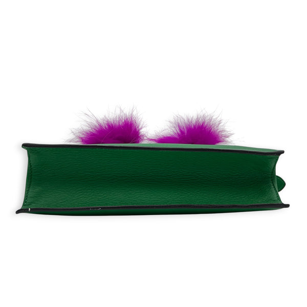Monster Multi-colour Clutch in Calfskin, Gold hardware