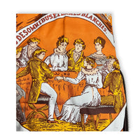 Jeu Des Omnibus Et Dames Multi-colour Tote Bag in Printed Silk, Palladium hardware