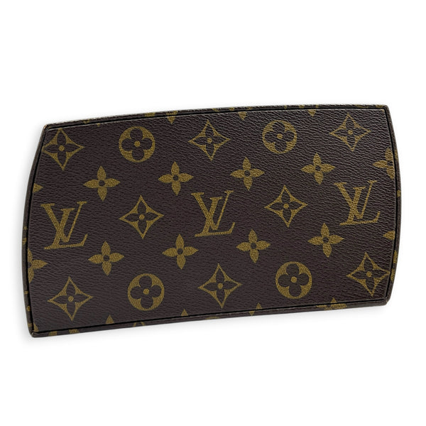 x Frank Gehry Iconoclasts Twisted Box Bag Brown in Monogram Coated Canvas, Gold hardware