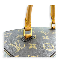 x Frank Gehry Iconoclasts Twisted Box Bag Brown in Monogram Coated Canvas, Gold hardware