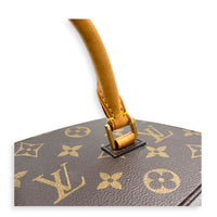 x Frank Gehry Iconoclasts Twisted Box Bag Brown in Monogram Coated Canvas, Gold hardware