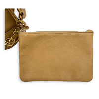 CC Bucket Bag Beige in Caviar Leather, Gold hardware