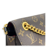 Dauphine Shoulder Bag MM Monogram Brown / Noir in Monogram Coated Canvas, Gold hardware