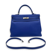 Kelly Blue Electric/Mykonos in Epsom, Palladium hardware