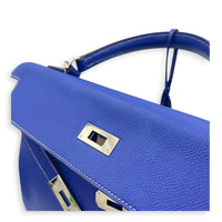Kelly Blue Electric/Mykonos in Epsom, Palladium hardware
