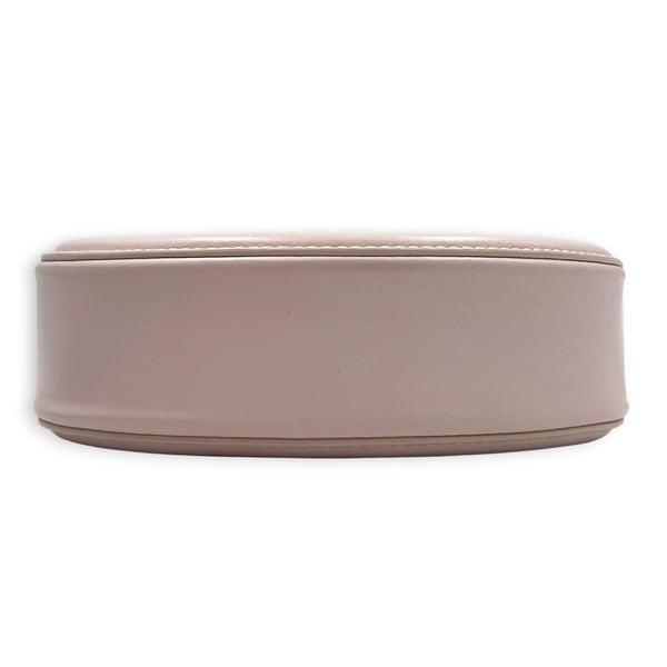 Triomphe Crossbody Bag Pink in Calfskin, Gold hardware