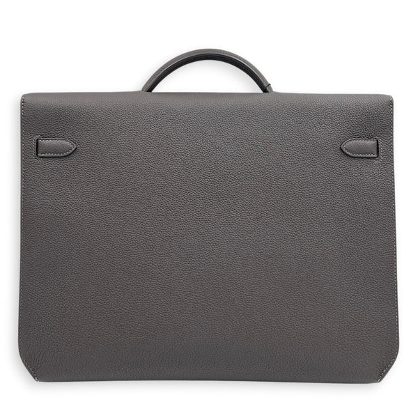 Kelly Depeches 36 Bai-Brun Briefcase in Togo, Palladium hardware