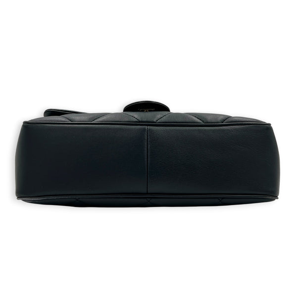CC Top Handle Bag Blue in Calfskin, Gold hardware