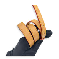 Petit Palais Top Handle Bag Brown in Monogram Coated Canvas, Gold hardware