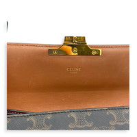 Triomphe Shoulder Bag Brown